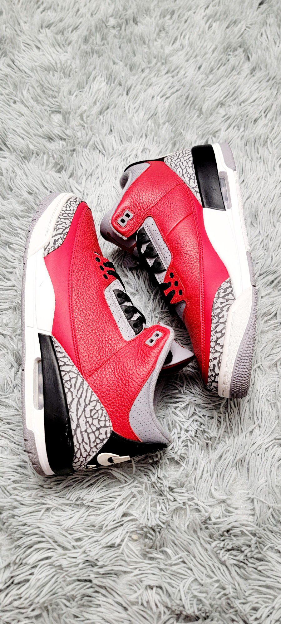 Size 13 Nike Air Jordan 3 Retro SE ‘Unite’ CK5692-600 Fire Red Cement Gray.