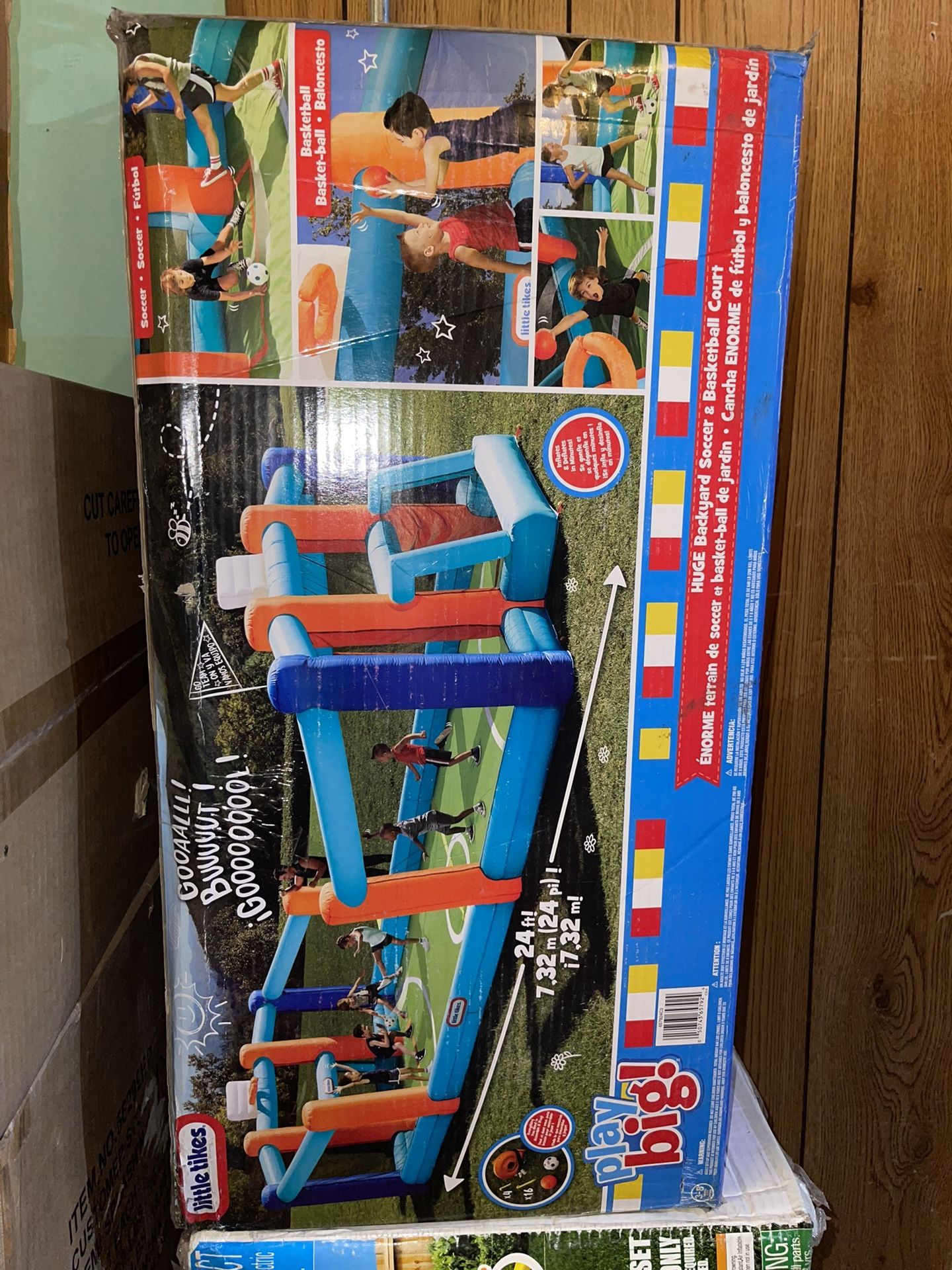 Little Tikes Inflatable Backyard Soccer & Basketball