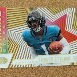 2021 Illusions Travis Etienne Rookie Shining Stars Clear Acetate