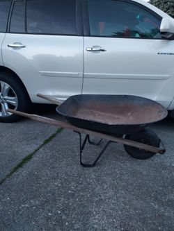 Blue Hawk Metal Wheelbarrow