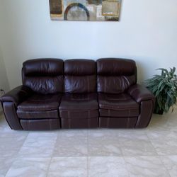 Leather Sofa 