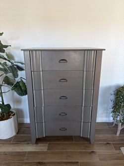 Crate & Barrel Five Drawer Wooden Dresser