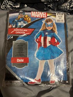Marvel American Dream Girls Costume Size Small 4-6