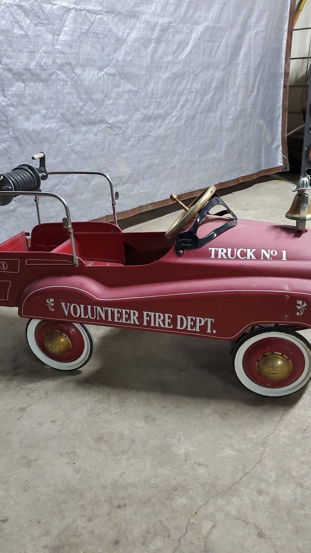 Pedal car fire truck