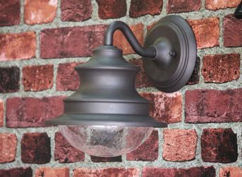 Gama Sonic outdoor Solar Barn Decor Wall Light - only one left!