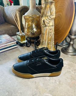 Men’s Adidas Adicross Spikeless Golf Shoes Black Leather Low Top Size 11.5US