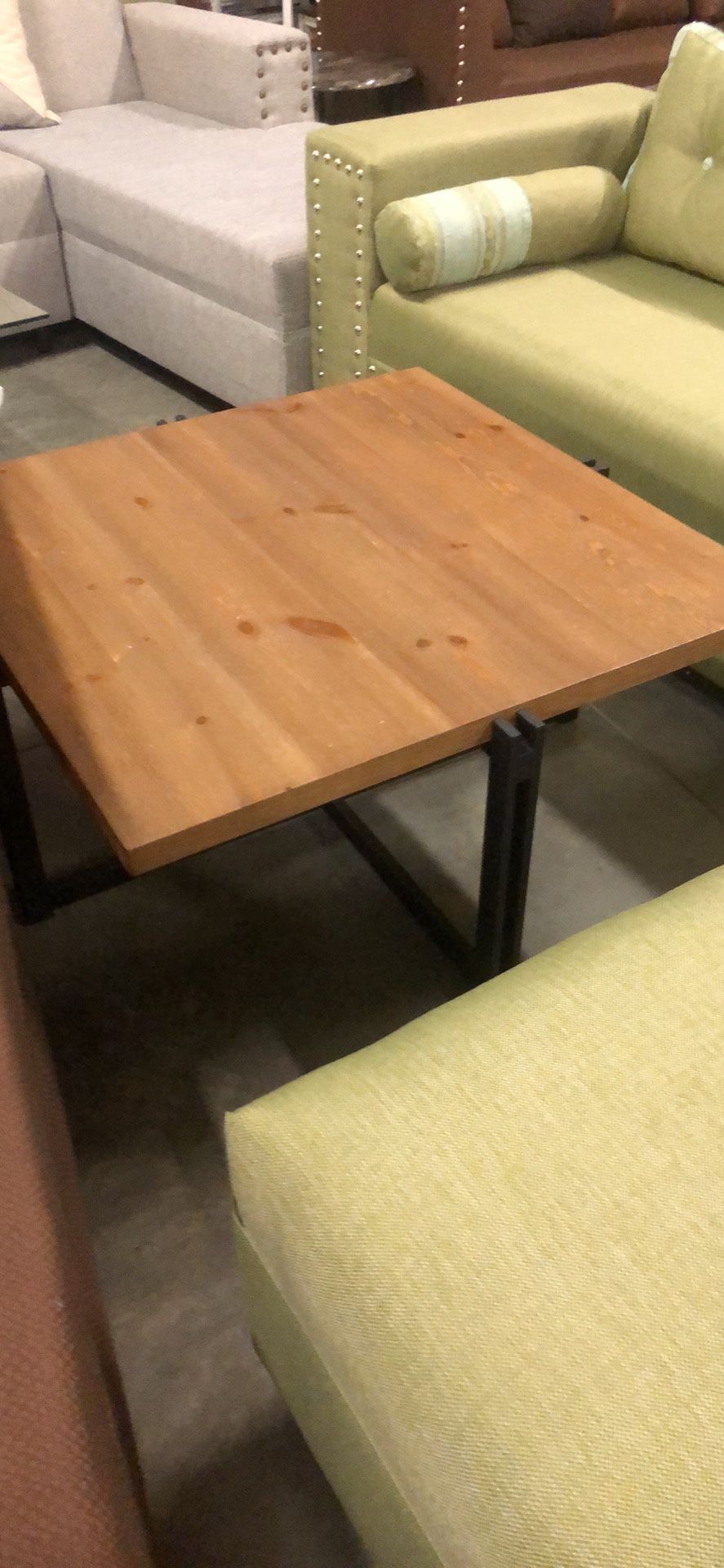 Three-piece cocktail an end table set