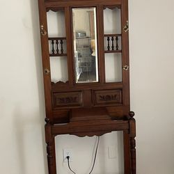 Antique Hall Tree 