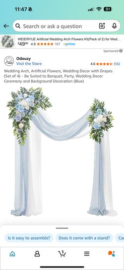 Artificial Flower Decoration Set
