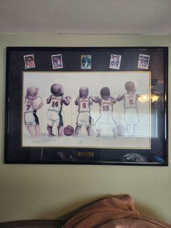 Baby dream team framed poster 1992