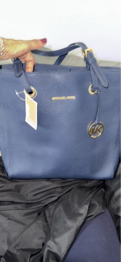 MK shoulder tote bag Navy color