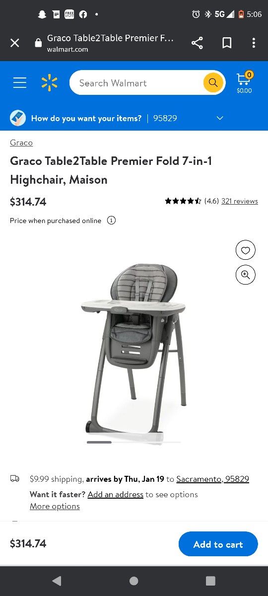 High Chair 7&1