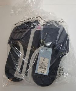 Cat & Jack navy blue pool sandals kids unisex M 2/3 New with tags