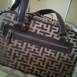 Tony Burch Satchel Monogram Handbag