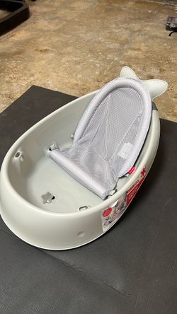 Skip Hop Moby Smart Sling 3-Stage Baby Bath Tub, 0+, gray