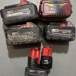 Milwaukee and DeWalt batteries, not working.