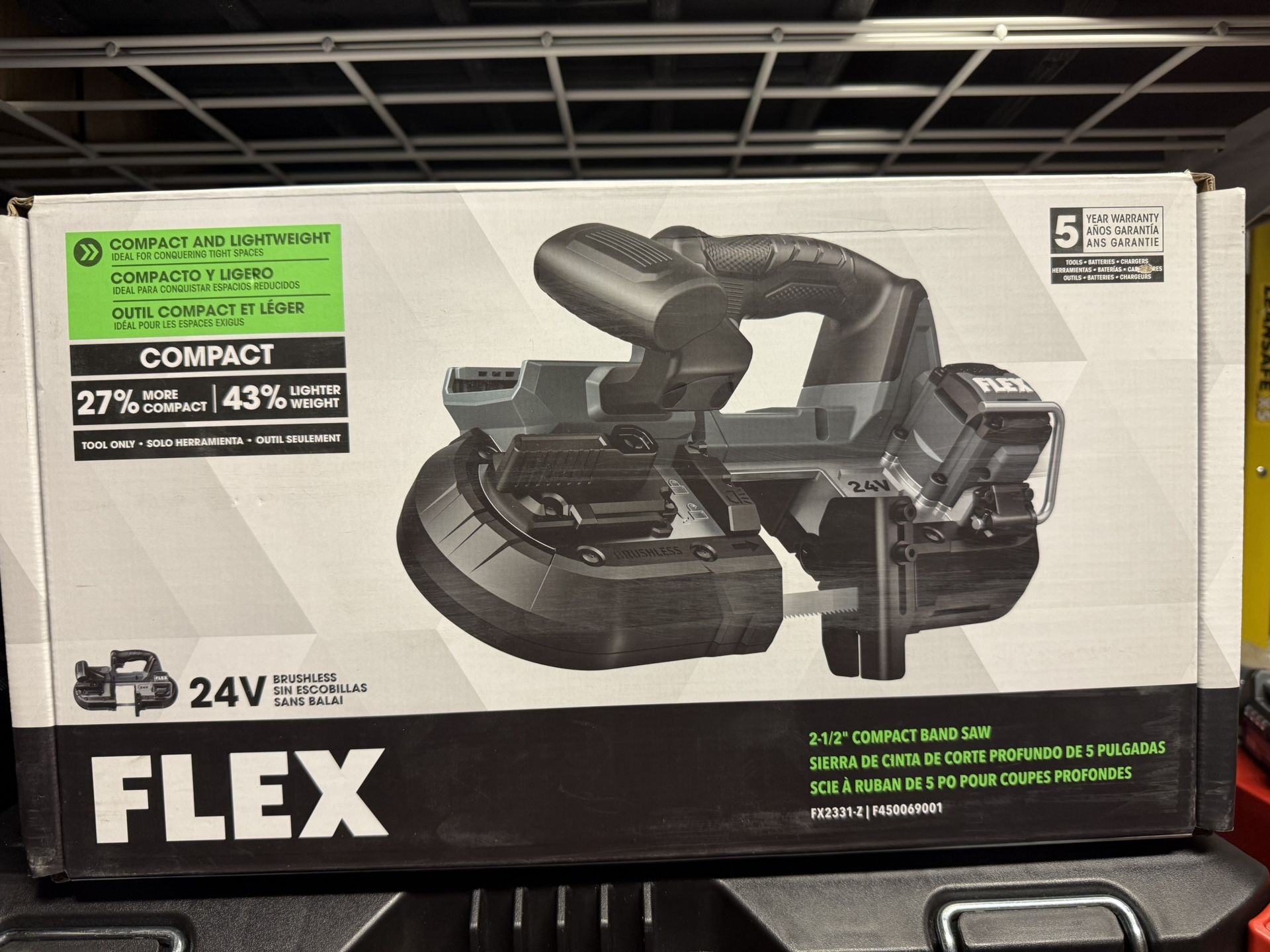Flex 24V Compact Bandsaw Brand New In Box