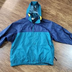 Vintage Mens Columbia Windbreaker Jacket Size Large Or XL