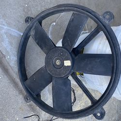 Corvette radiator cooling fan assembly 84-87