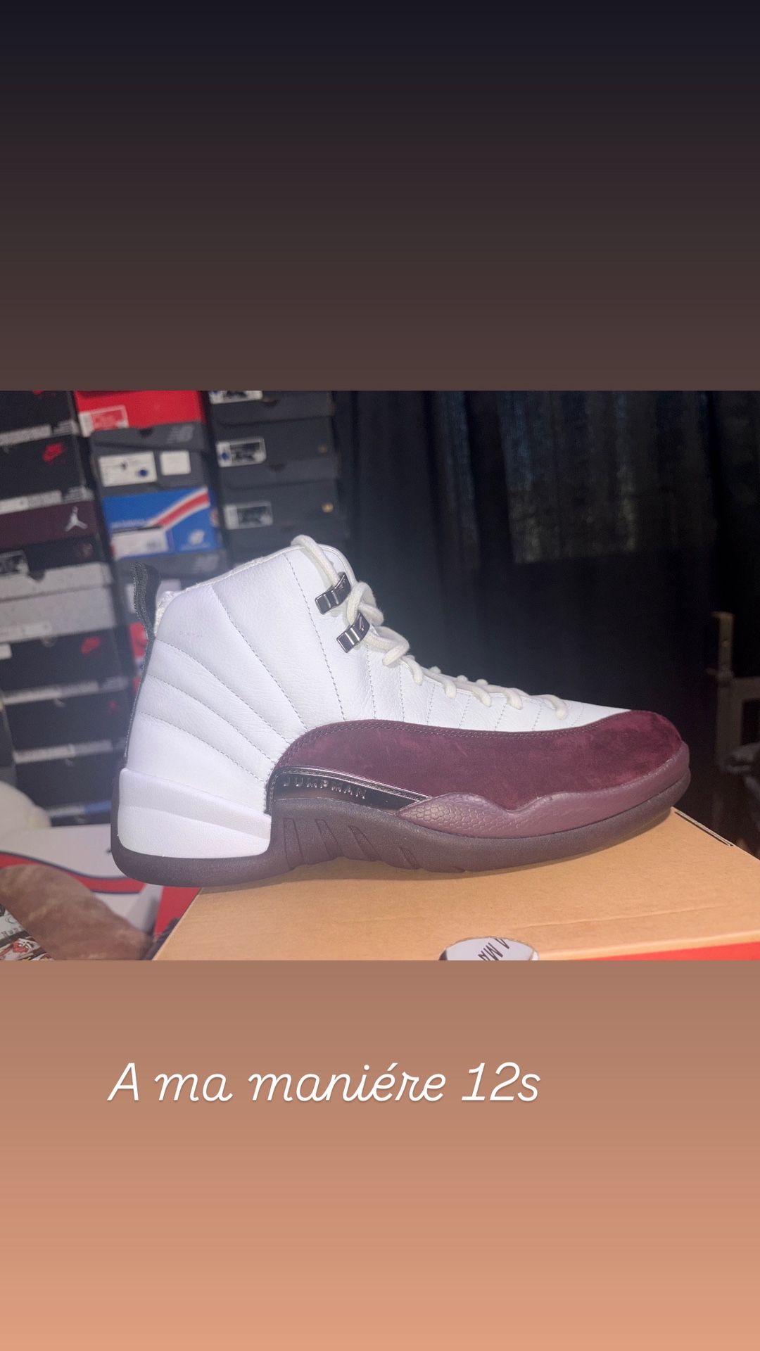 Jordan 12s A Ma Maniére