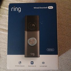 Ring wired doorbell Pro 3rd gen