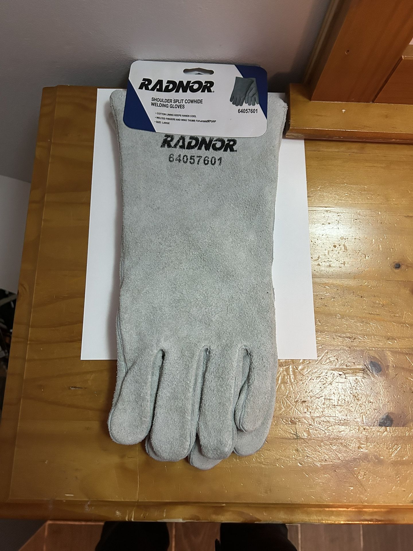 Large welding gloves