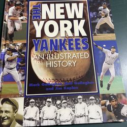 New York Yankees Book And Aaron Judge Baseball Card