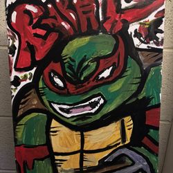 Teenage Mutant Ninja Turtle Painting 