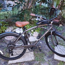 50 cc 26'Motorized Bicycle Great Reliable Source of Transportation,Easy Start Up & Ready2Ride Anywhere uses 32:1 (4oz Oil to 1 gal Gas) Mix 