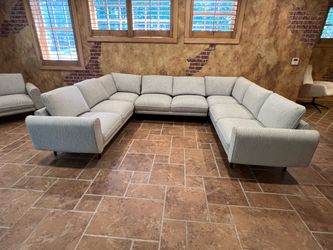 Sectional and Two Chairs