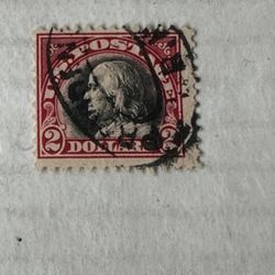 United States 547 2 Dollar Ben Franklin Used Stamp