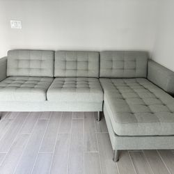 Moving Sale : IKEA Morabo Sectional Sofa (gunnared light green)
