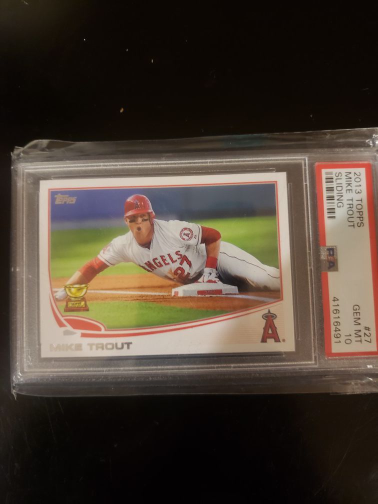 Mike Trout Rookie card topps PSA 10