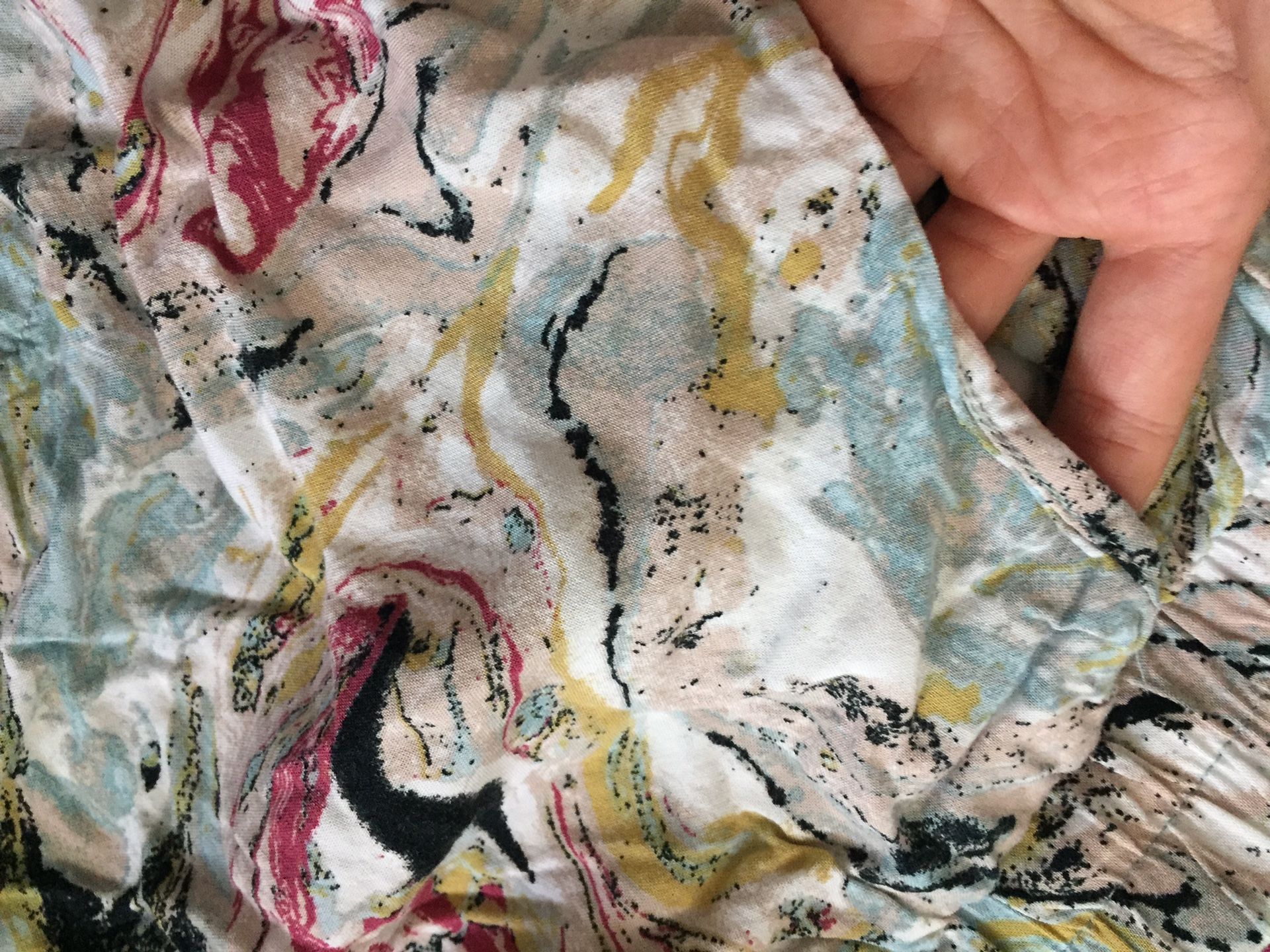 Size small fabric shorts