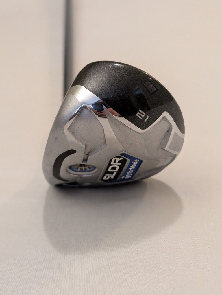 LH USED TAYLORMADE SLDR  #3 WOOD 15* ADJUSTABLE SUPER LITE MID FLEX POINT R. FLEX GRAPHITE SHAFT W/ LAMKIN GRIP 