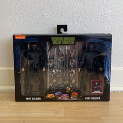 NECA TMNT FOOT SOLDIERS 2-PACK ACTION FIGURES