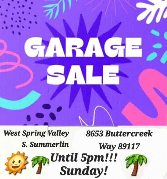 AWESOME GARAGE SALE!!! Until 5pm!!!