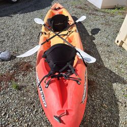 2 XL Tandem Ocean Kayak + Accessories 