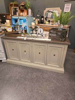 Newly Refinished Buffet Sideboard