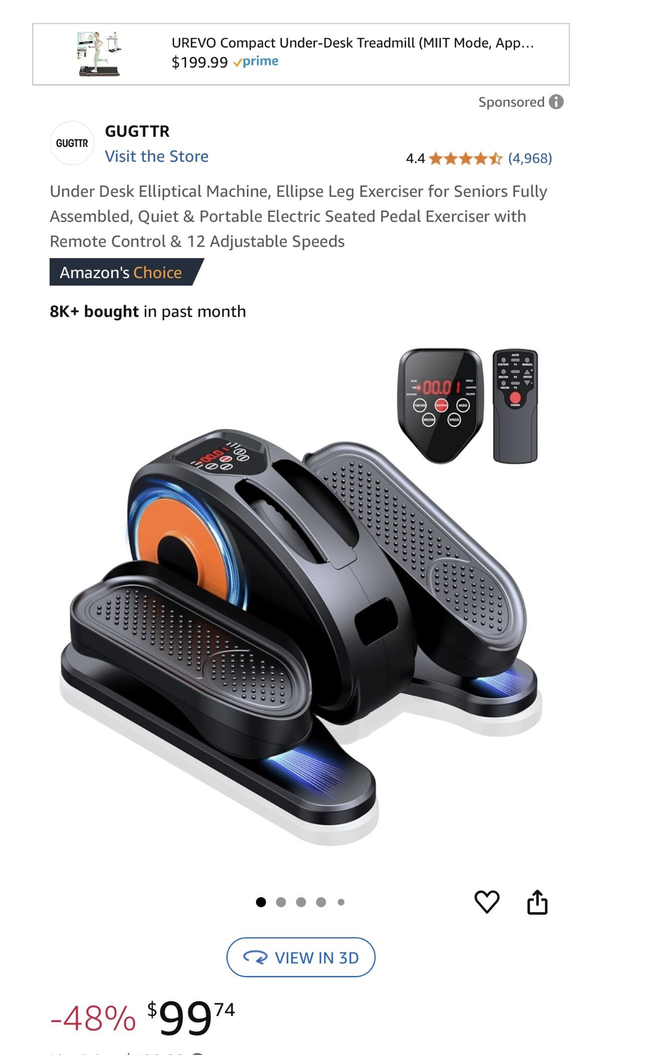 Under Desk Elliptical Machine.