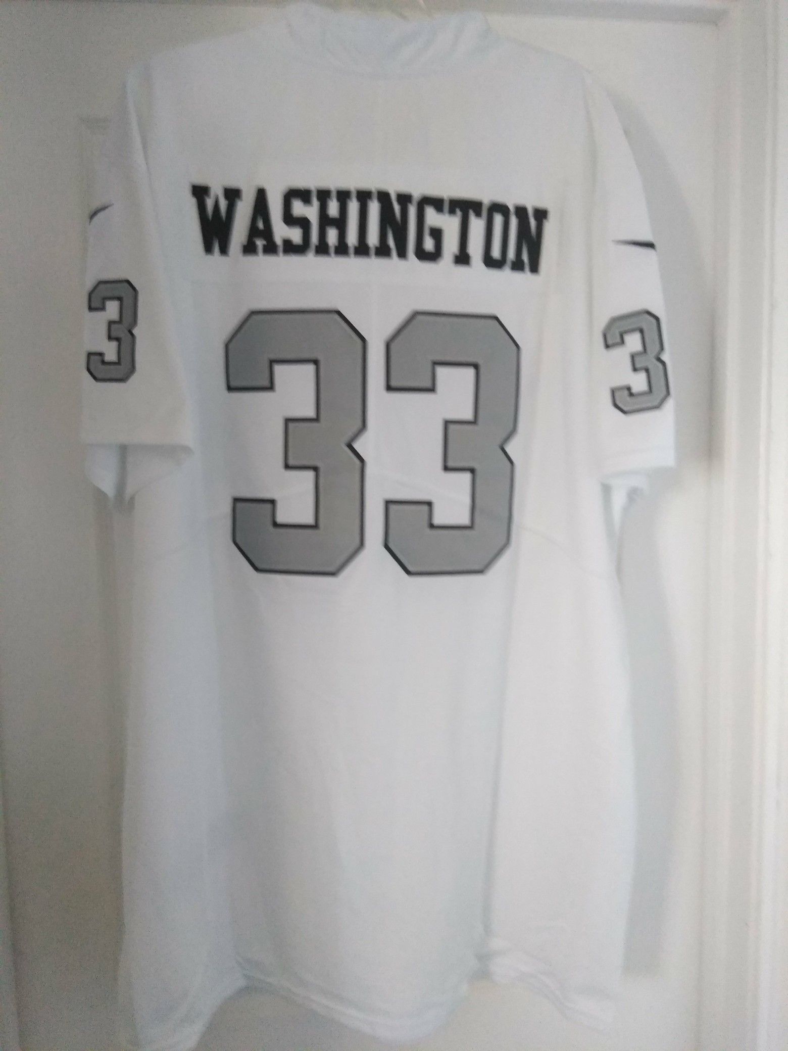 Raiders New Washington Men's white jersey