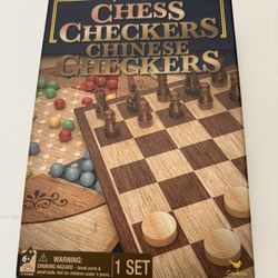 Chess/  Checkers - Boardgame  