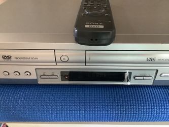 LIKE NEW SONY DVD AND VHS DUAL RECORDER.