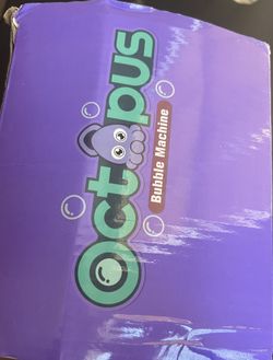 Octopus Bubble Machine 