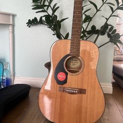 Fender FA115 Dreadnought Acoustic Guitar Pack - Natural Amazon's Choice Overall Pick