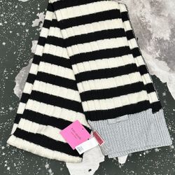 Kate Spade New York Striped Wool Scarf 