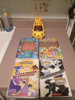 POKEMON LOT! PIKACHU RC CAR POKEMON BOOKS!