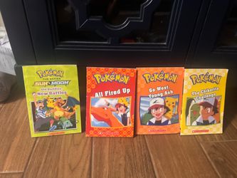 Pokémon Scholastic Chapter Books Lot of 4