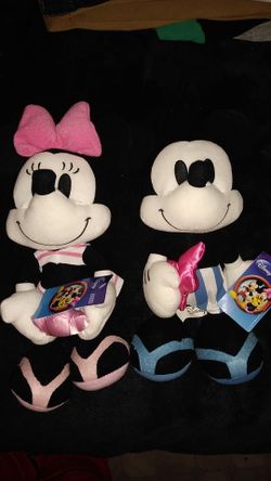 Minnie and Mickey Mouse