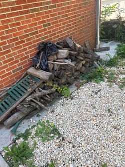 Free wood already cut